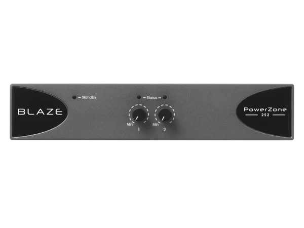 Blaze PowerZone™ 252 D klasės stiprintuvas su 2 kanalais