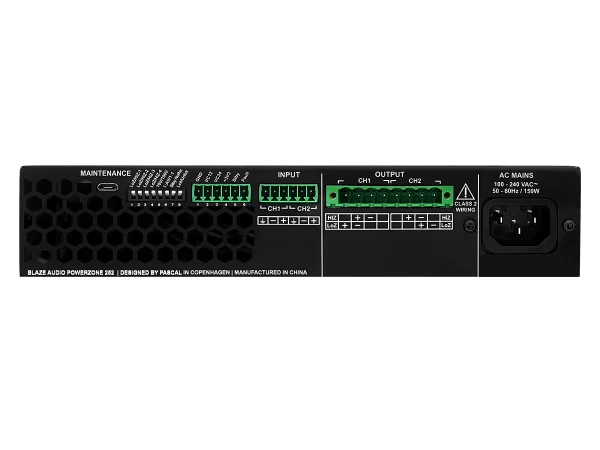 Blaze PowerZone™ 252 D klasės stiprintuvas su 2 kanalais - Image 3