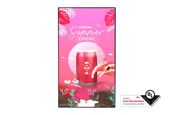 LG reklaminis ekranas vitrinoms, 55 colių