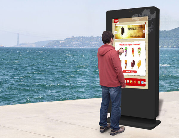 Outdoor PCAP Freestanding Multi Touch Screen Posters Image 1 1