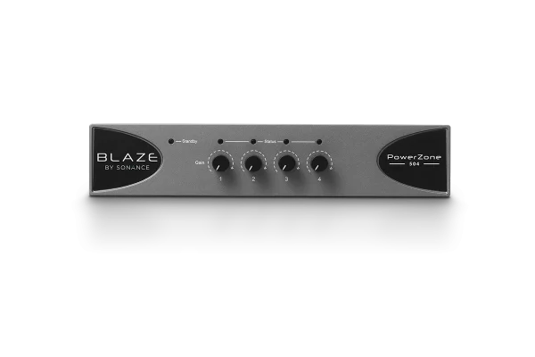 Blaze PowerZone 504 D klasės stiprintuvas su 4 kanalais